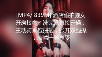 [MP4/ 839M] 酒店偷拍骚女开房接客，洗完澡直接开操，主动骑乘位抽插，张开双腿操，表情一脸享受