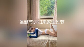 圣诞节少妇来家里过节