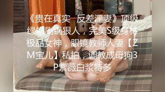 《贵在真实✿反差淫妻》顶级绿帽刷锅狠人，完美S级身材极品女神，眼镜教师人妻【ZM宝儿】私拍，调教成母狗3P紫薇白浆特多