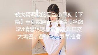 被大哥调教的黑丝小母狗【下篇】全程露脸无毛骚逼黑丝微SM情趣诱惑，道具玩弄口交大鸡巴，各种体位爆草抽插