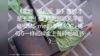 《重磅☛极品反_差》露脸才是王道！推_特高颜巨乳平面骚模MS_mean不雅私拍~像母G一样伺候金主各种啪啪 (5)