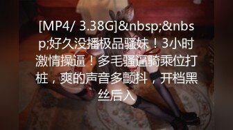 [MP4/ 3.38G]&nbsp;&nbsp;好久没播极品骚妹！3小时激情操逼！多毛骚逼骑乘位打桩，爽的声音多颤抖，开档黑丝后入